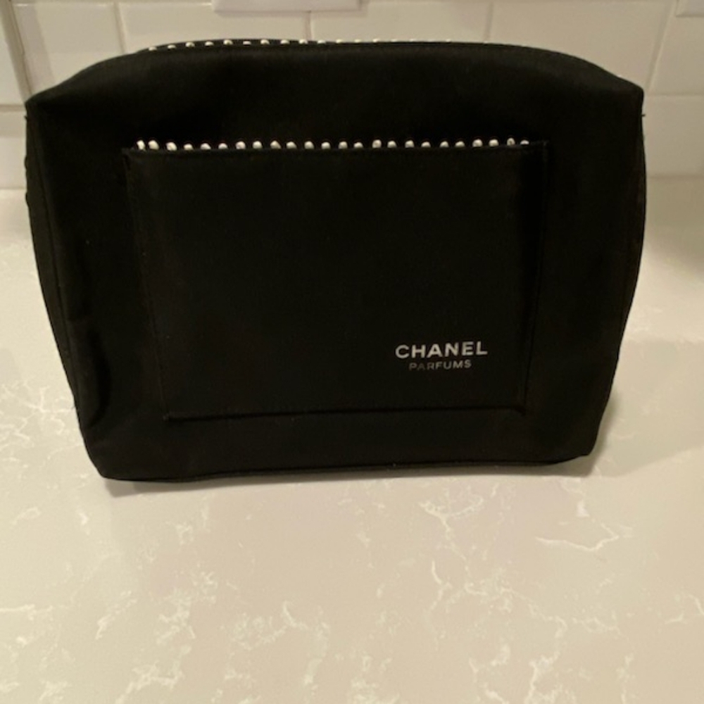 Chanel perfume cosmetic bag
